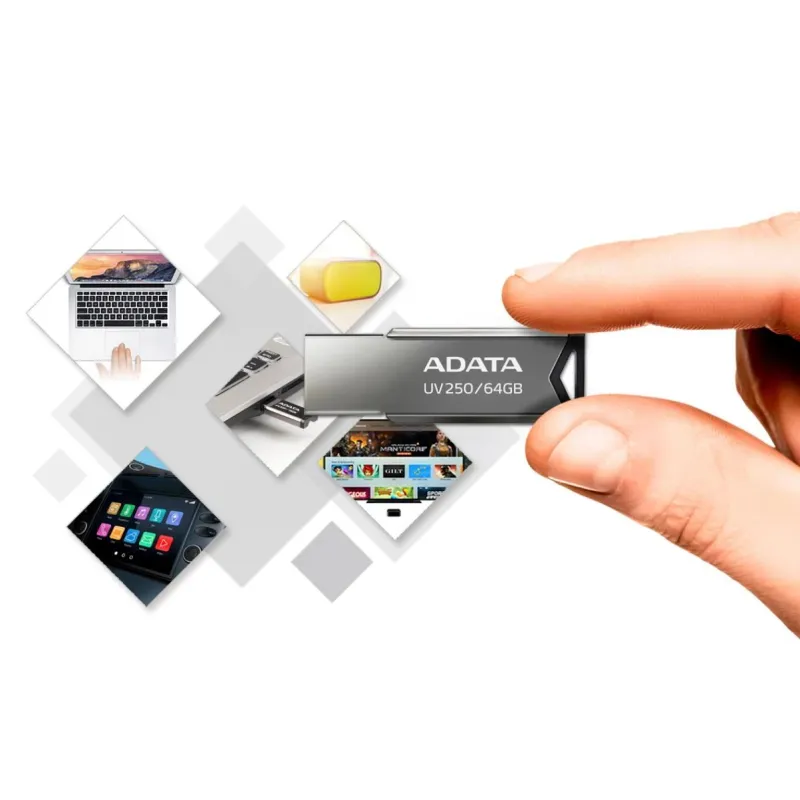 Memory drive flash usb2 16gb-auv250-16g-rbk adata