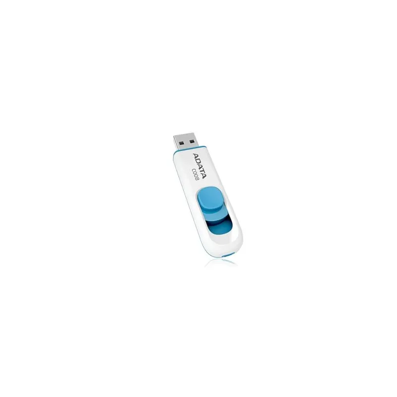 Memory drive flash usb2 64gb-wh.-blue ac008-64g-rwe adata