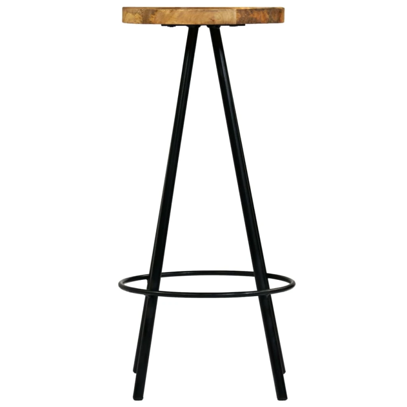 vidaXL bāra krēsli, 2 gab., mango masīvkoks