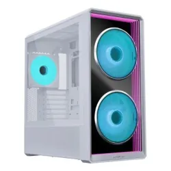 Case-LIAN LI-ATX-micro ATX-EATX-SSI EEB-White-Midi Tower-PC-LANCOOL 217 INF-G99.LAN217INFW.00