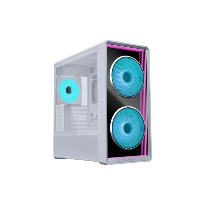 Case-LIAN LI-ATX-micro ATX-EATX-SSI EEB-White-Midi Tower-PC-LANCOOL 217 INF-G99.LAN217INFW.00