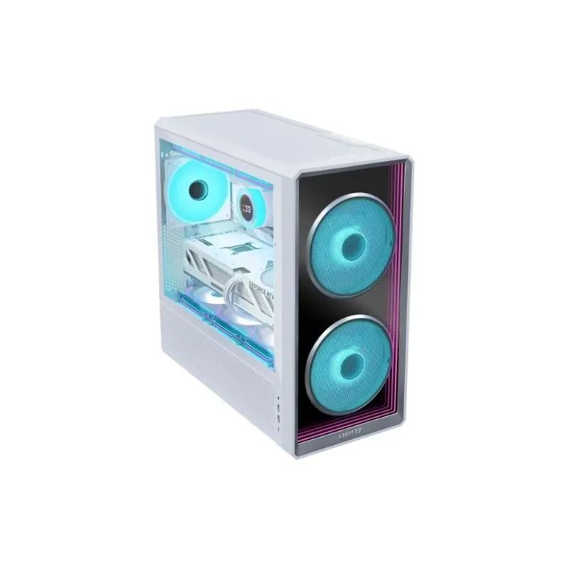 Case-LIAN LI-ATX-micro ATX-EATX-SSI EEB-White-Midi Tower-PC-LANCOOL 217 INF-G99.LAN217INFW.00