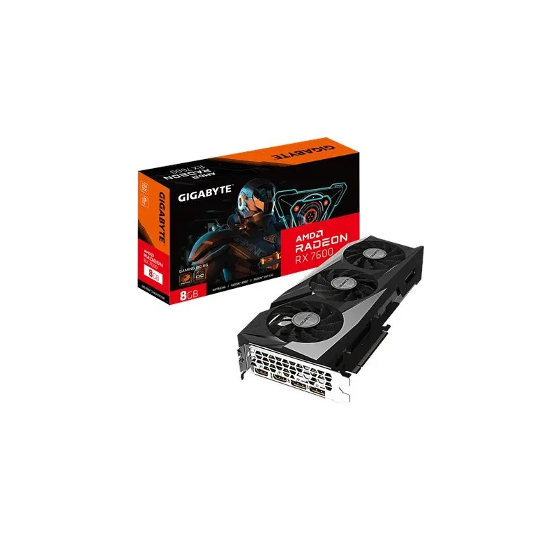 Gigabyte Radeon RX 7600 GAMING OC 8G - AMD - 8 GB - Radeon RX 7600 - GDDR6 - HDMI ports quantity 2 - PCI-E 4.0