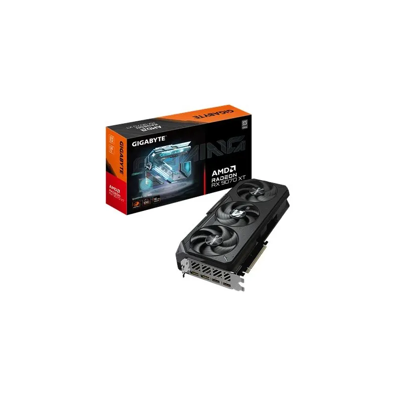 Graphics Card-GIGABYTE-AMD-Radeon RX 9070 XT-16 GB-GDDR6-256 bit-PCI Express 5.0-Active-R9070XTGAMINGOC-16GD1.0