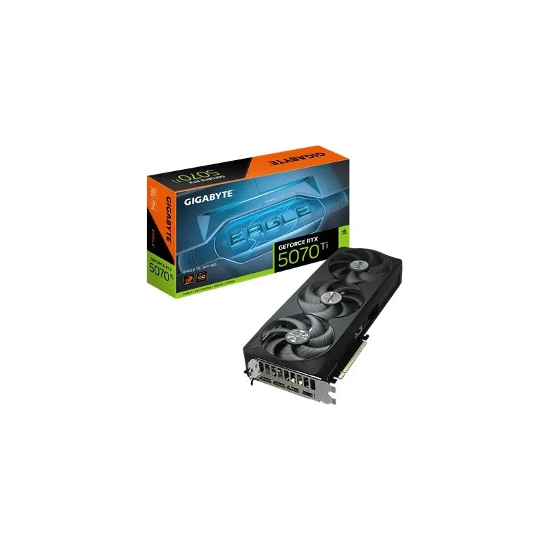Graphics Card-GIGABYTE-NVIDIA GeForce RTX 5070 Ti-16 GB-GDDR7-256 bit-PCIE 5.0 16x-Triple slot