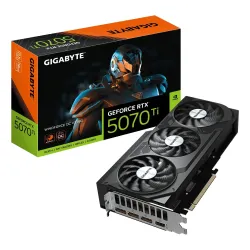 Graphics Card-GIGABYTE-NVIDIA-GeForce RTX 5070 Ti-2497 MHz-16 GB-GDDR7-256 bit-PCI Express 5.0-Active-N507TWF3OCV2-16GD