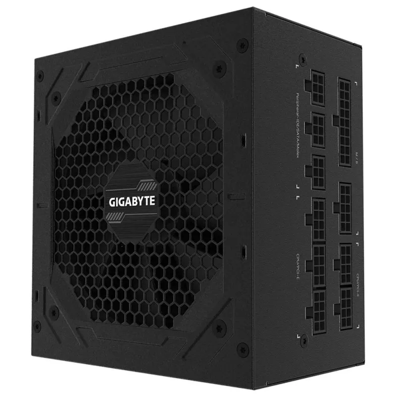 Power Supply-GIGABYTE-850 Watts-Efficiency 80 PLUS GOLD-PFC Active-MTBF 100000 hours-GP-P850GM