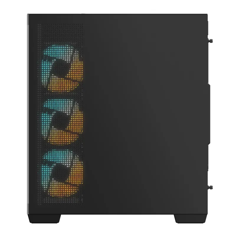 Case-GIGABYTE-GB-C500P ST-MidiTower-Case product features Transparent panel-ATX-MicroATX-MiniITX-Colour Black-GB-C500PST