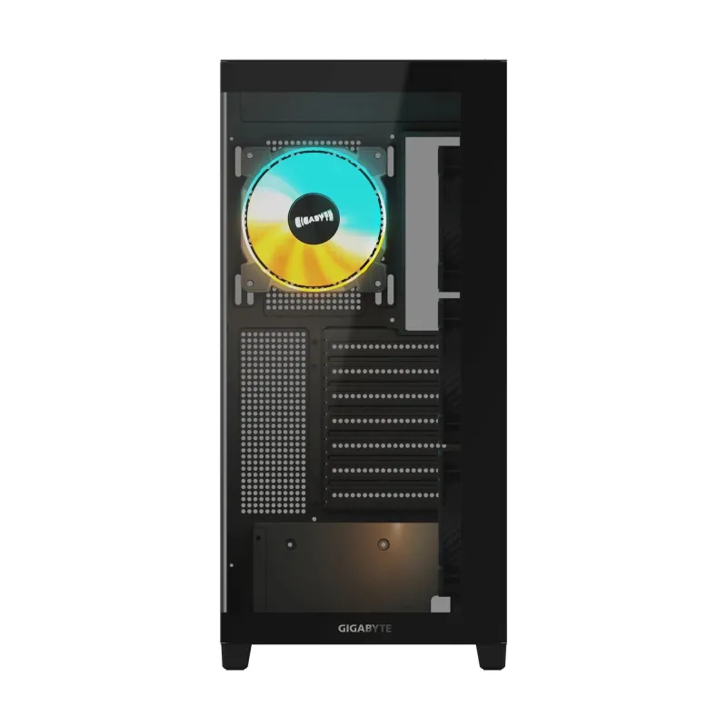 Case-GIGABYTE-GB-C500P ST-MidiTower-Case product features Transparent panel-ATX-MicroATX-MiniITX-Colour Black-GB-C500PST