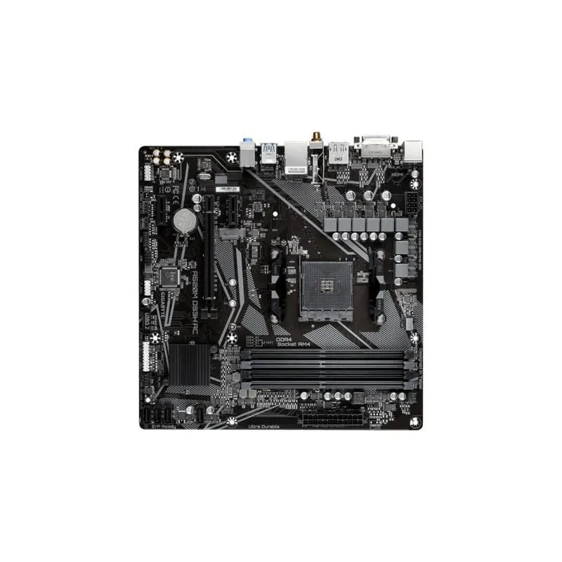 Mainboard-GIGABYTE-AMD A520-SAM4-Micro-ATX-Memory DDR4-Memory slots 4-A520MDS3HAC1.4