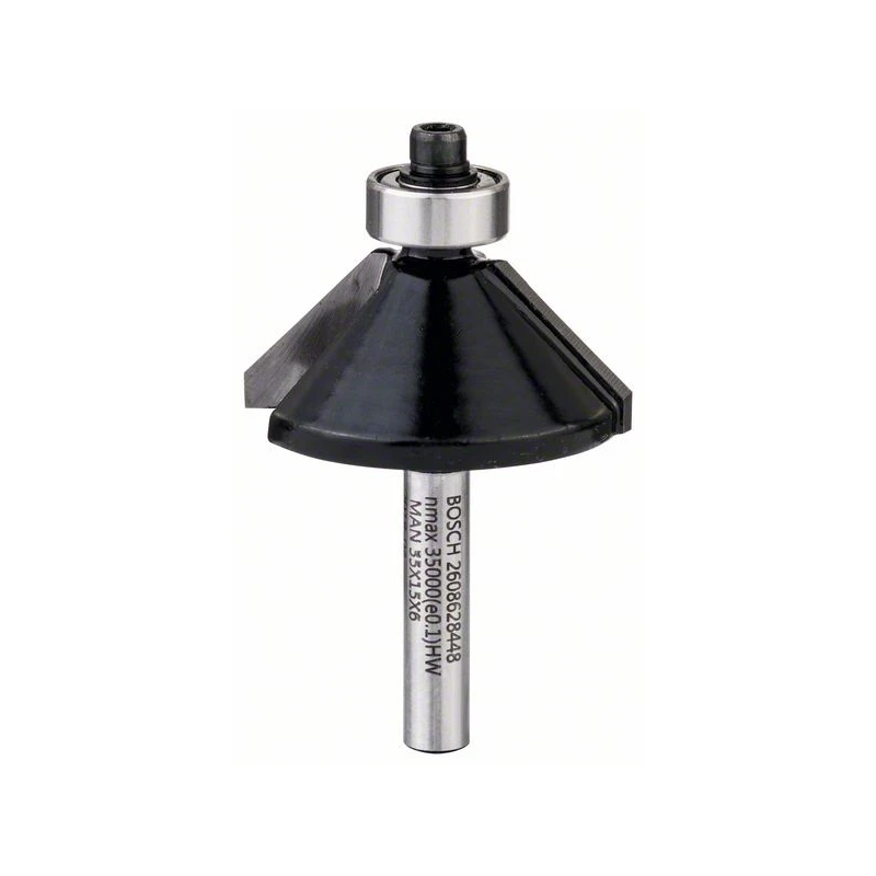 Salaidumu frēze 6 mm D1 34,9 mm, B 11,1 mm,45°