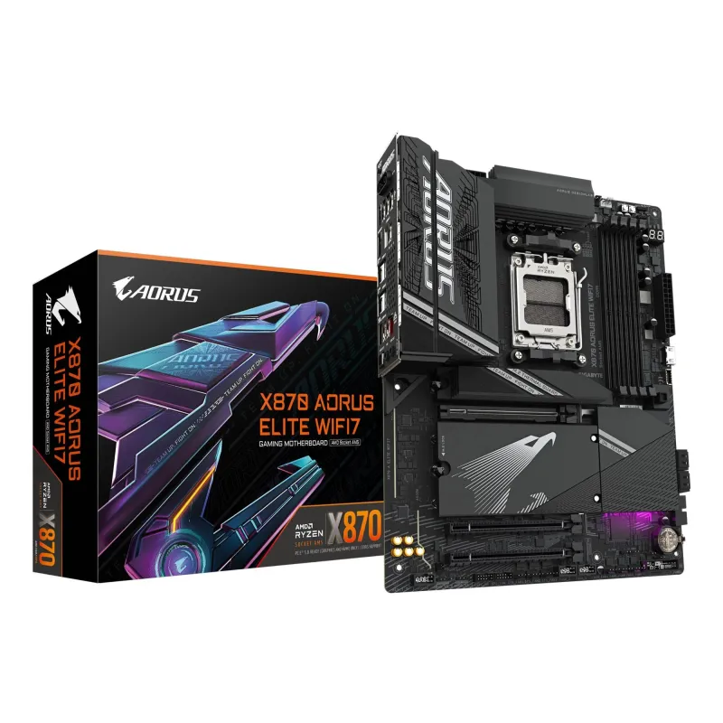 Mainboard-GIGABYTE-AMD X870-SAM5-ATX-Memory DDR5-Memory slots 4-X870AELITEWIFI71.1