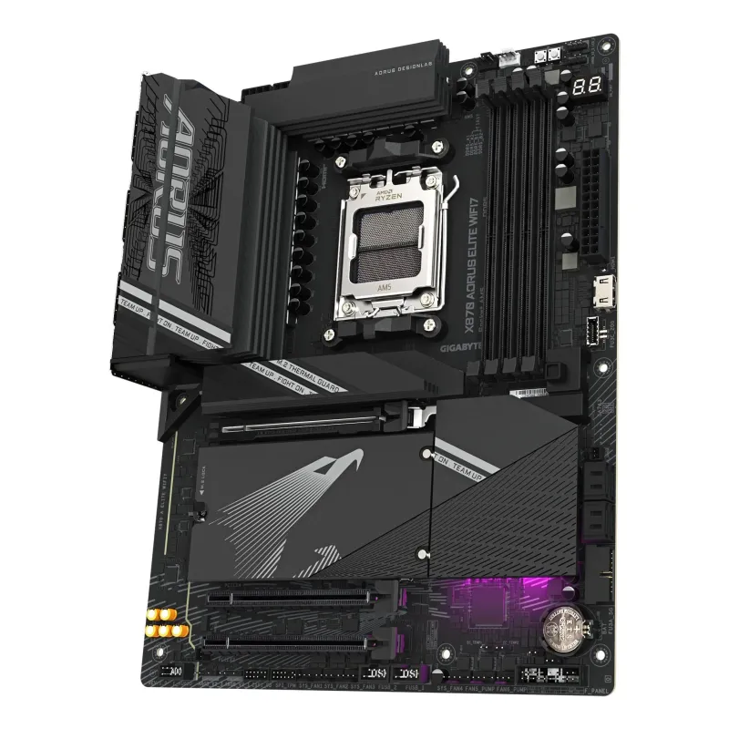 Mainboard-GIGABYTE-AMD X870-SAM5-ATX-Memory DDR5-Memory slots 4-X870AELITEWIFI71.1