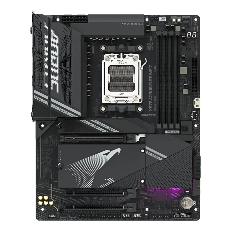 Mainboard-GIGABYTE-AMD X870-SAM5-ATX-Memory DDR5-Memory slots 4-X870AELITEWIFI71.1