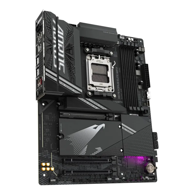 Mainboard-GIGABYTE-AMD X870-SAM5-ATX-Memory DDR5-Memory slots 4-X870AELITEWIFI71.1