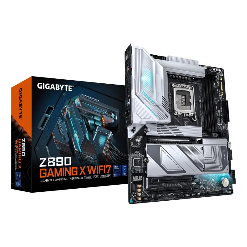 Gigabyte Z890 GAMING X WIFI7 - Processor family Intel - Processor socket LGA1851 - DDR5 - Supported hard disk drive interfaces
