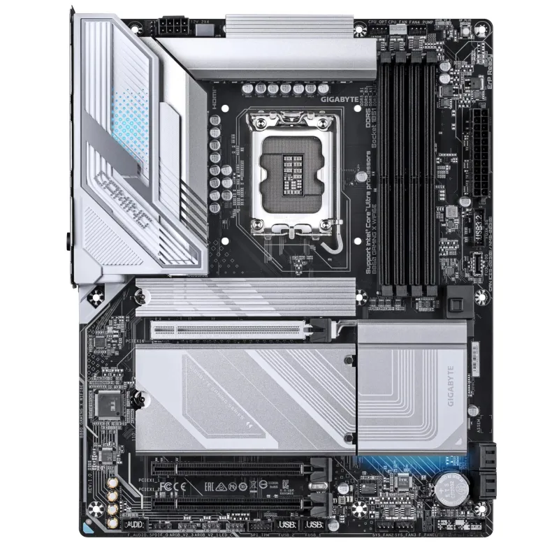 Mainboard-GIGABYTE-Intel B860 Express-LGA1851-ATX-Memory DDR5-Memory slots 4-1xPCI-Express