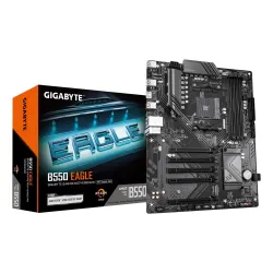 Mainboard-GIGABYTE-AMD B550-SAM4-ATX-Memory DDR4-Memory slots 4-4xPCI-Express 3.0 1x-1xPCI-Express 4.0 16x-2xM.2-1xHDMI-4xUSB