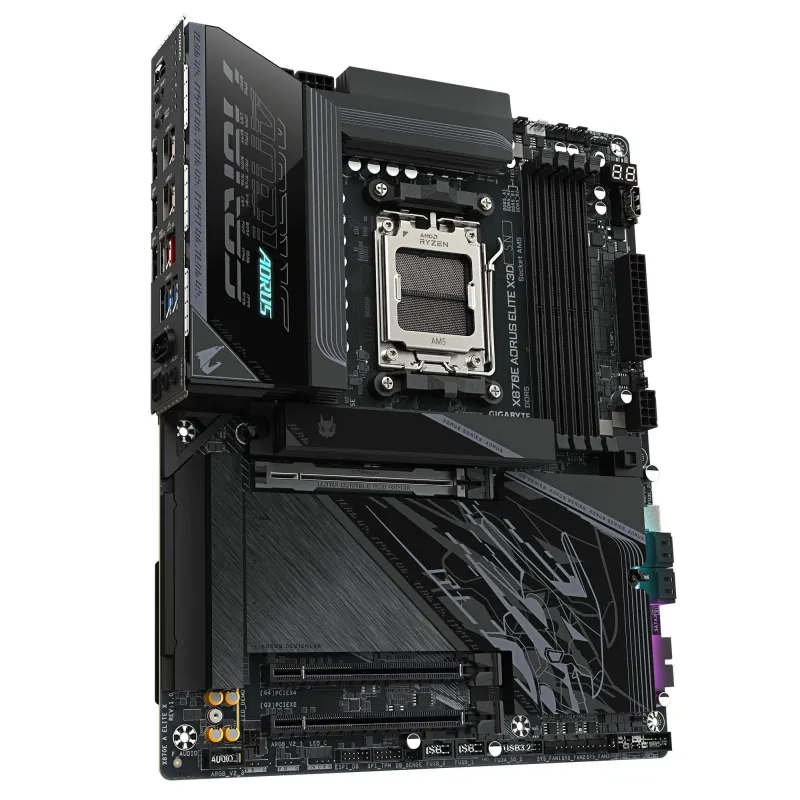 Mainboard-GIGABYTE-AMD X870E-Socket AM5-ATX-RAM DDR5-SDRAM-4xSlots-Wi-Fi Yes-Bluetooth Yes-4xNumber of M.2 ,M, slots-X870E A