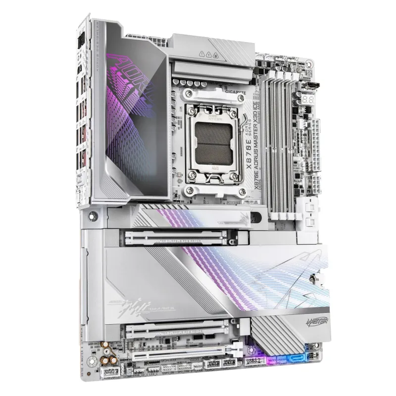 Mainboard-GIGABYTE-AMD X870E-Socket AM5-ATX-RAM DDR5-SDRAM-4xSlots-Wi-Fi Yes-Bluetooth Yes-5xNumber of M.2 ,M, slots-X870E A