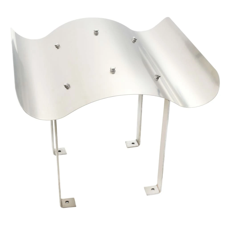 vidaXL skursteņa cepure, nerūsējošs tērauds, 60 x 60 x 38 cm