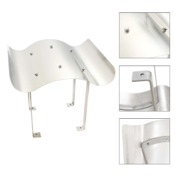 vidaXL skursteņa cepure, nerūsējošs tērauds, 60 x 80 x 39 cm