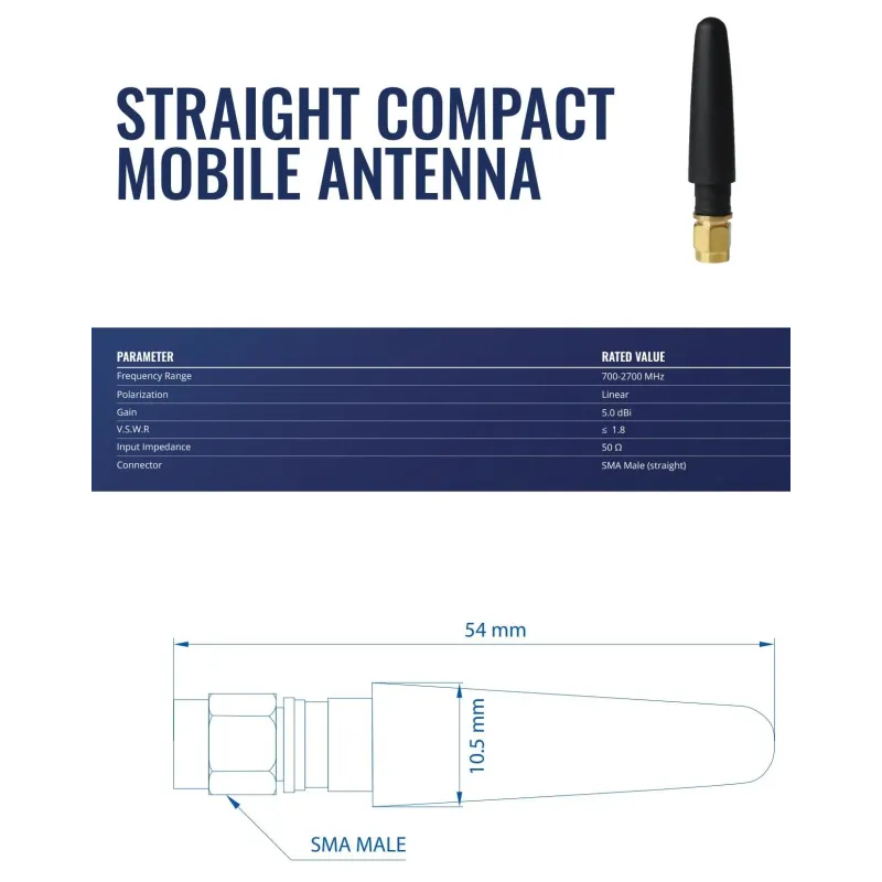 Antenna mobile straight-compact pr1cs450 teltonika