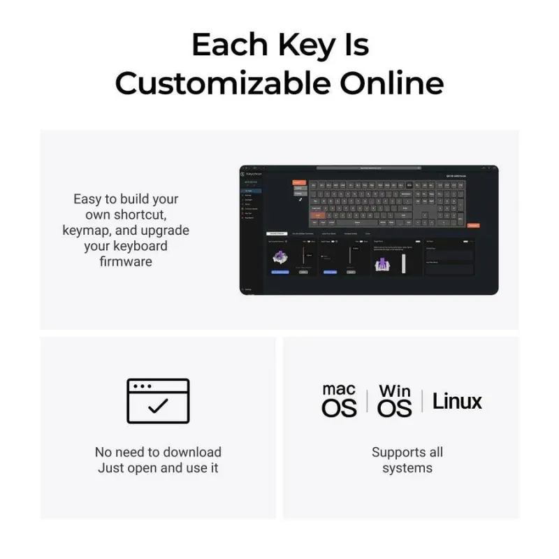Keyboard wrl q6 he rgb-shell white q6h-p1 keychron