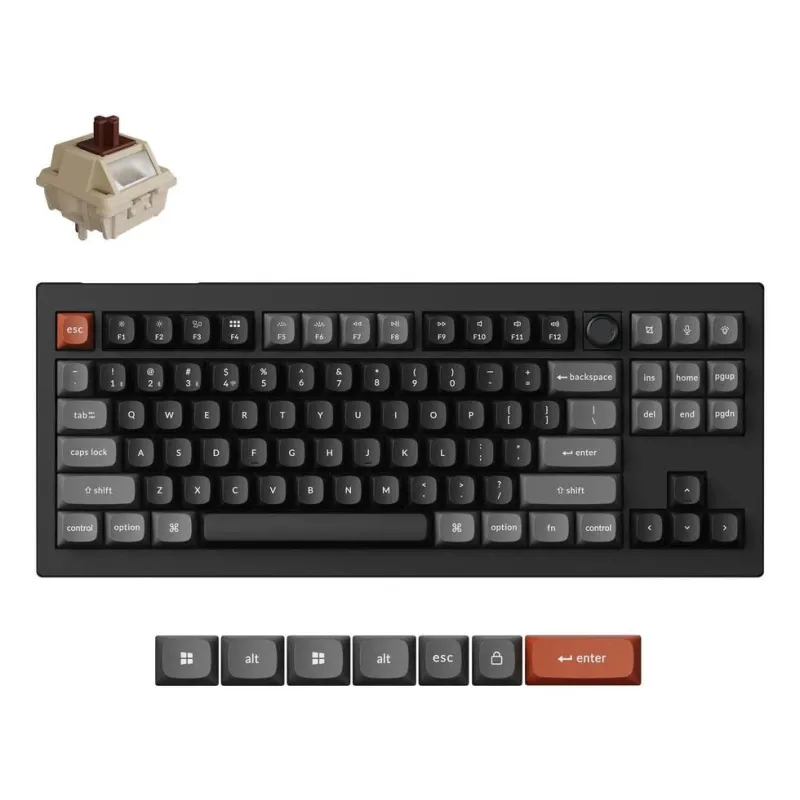 Keyboard wrl v3 ultra-black v3u-d3 keychron
