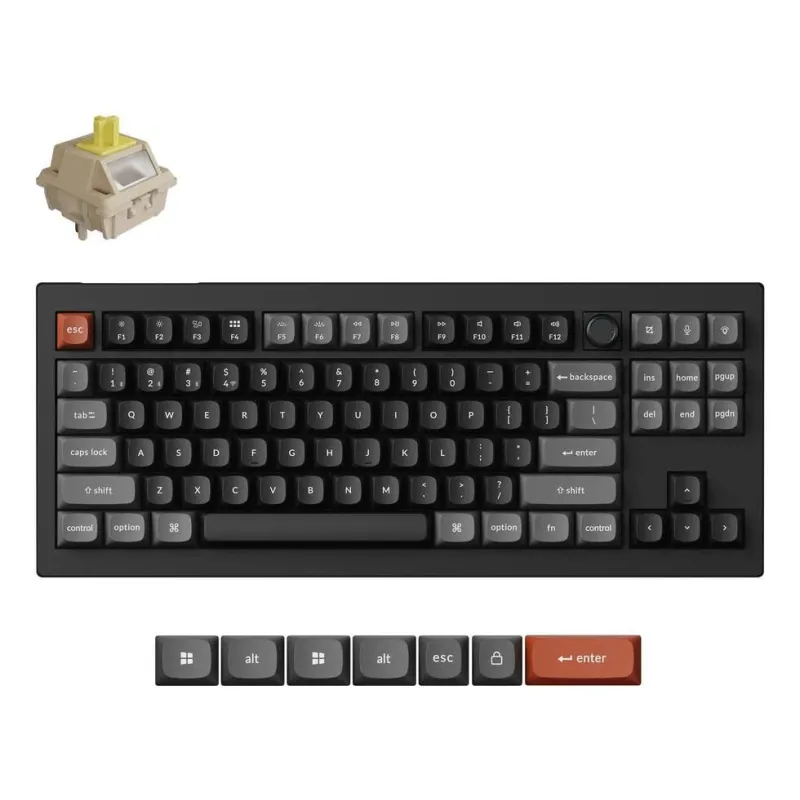 Keyboard wrl v3 ultra-black v3u-d4 keychron