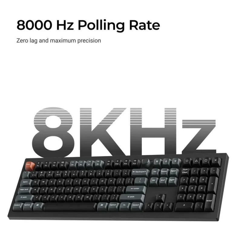 Keyboard wrl v6 ultra-black v6u-d4 keychron