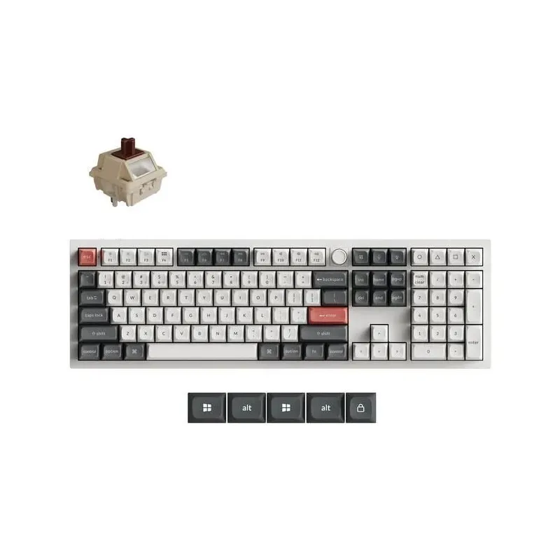 Keyboard wrl q6 ultra-white q6u-p3 keychron