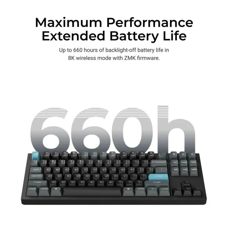Keyboard wrl q3 ultra-black q3u-m1 keychron
