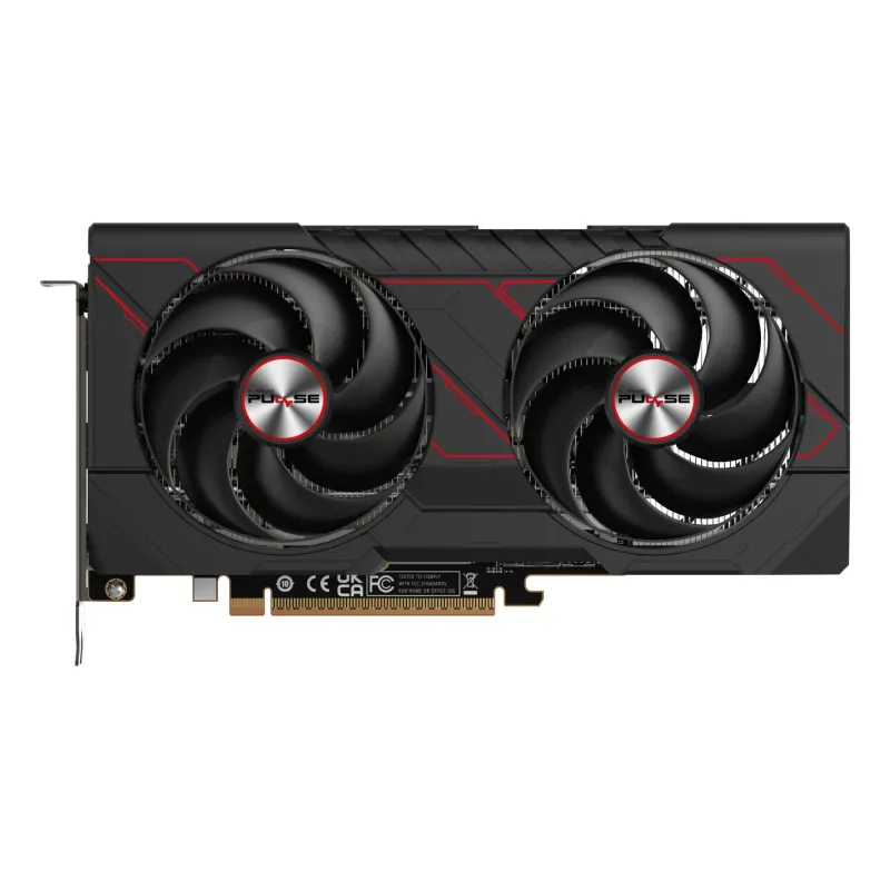 Graphics Card-SAPPHIRE-AMD Radeon RX 9060 XT-16 GB-GDDR6-128 bit-PCIE 5.0 16x-GPU 2700 MHz-Dual Slot
