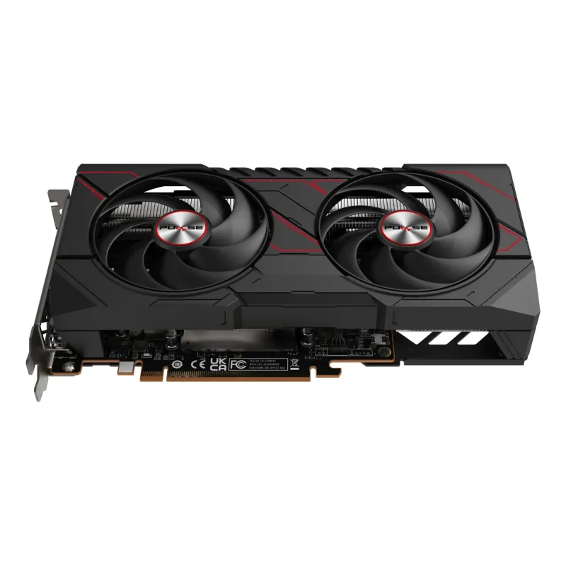 Graphics Card-SAPPHIRE-AMD Radeon RX 9060 XT-16 GB-GDDR6-128 bit-PCIE 5.0 16x-GPU 2700 MHz-Dual Slot