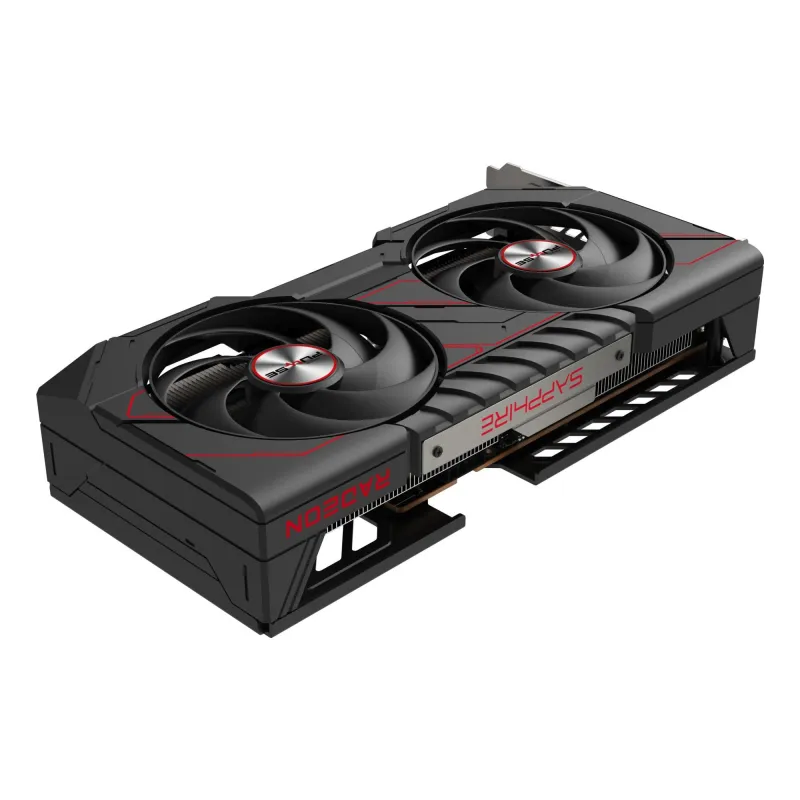 Graphics Card-SAPPHIRE-AMD Radeon RX 9060 XT-16 GB-GDDR6-128 bit-PCIE 5.0 16x-GPU 2700 MHz-Dual Slot