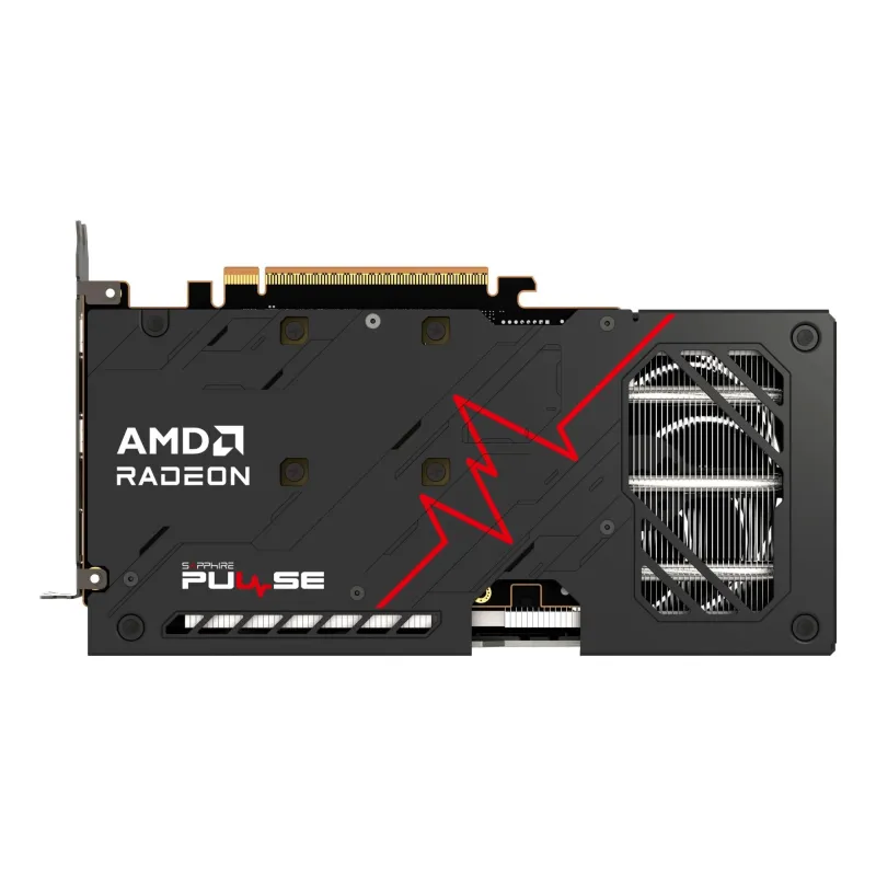Graphics Card-SAPPHIRE-AMD Radeon RX 9060 XT-16 GB-GDDR6-128 bit-PCIE 5.0 16x-GPU 2700 MHz-Dual Slot