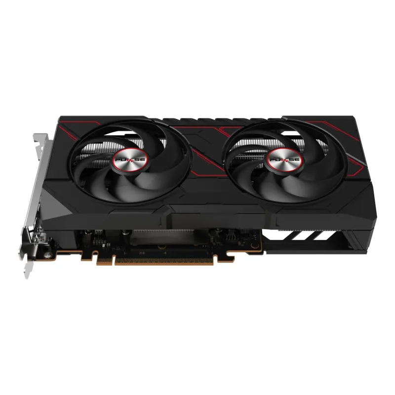 Graphics Card-SAPPHIRE-AMD Radeon RX 9060 XT-8 GB-GDDR6-128 bit-PCIE 5.0 16x-GPU 2700 MHz-Dual Slot