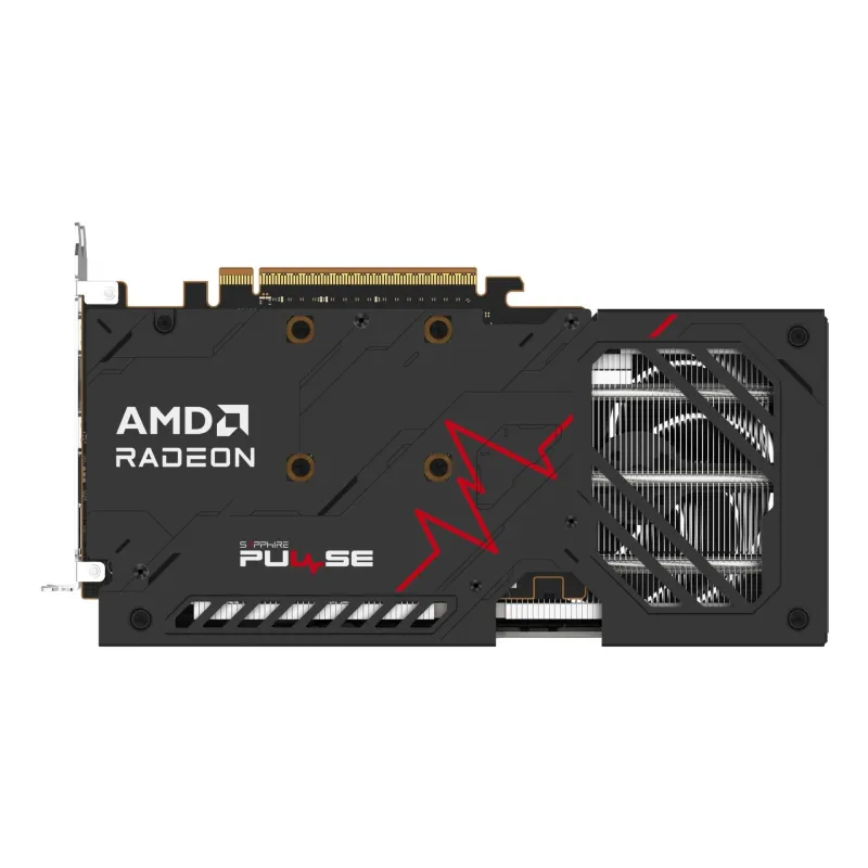 Graphics Card-SAPPHIRE-AMD Radeon RX 9060 XT-8 GB-GDDR6-128 bit-PCIE 5.0 16x-GPU 2700 MHz-Dual Slot
