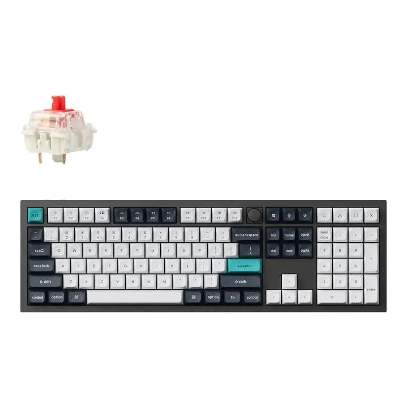 Keyboard wrl q6 max rgb-carbon black q6m-m1 keychron