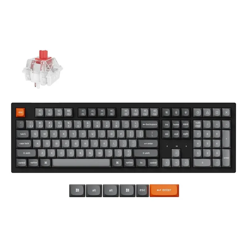 Keyboard wrl k10 max rgb-black k10m-h1 keychron