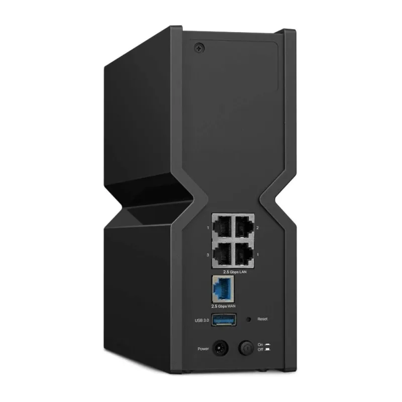 Wireless Router-TP-LINK-Wireless Router-9214 Mbps-Mesh-Wi-Fi 7-USB 3.0-4x2.5GbE-1x2.5GbE-Number of antennas 6-ARCHERBE550