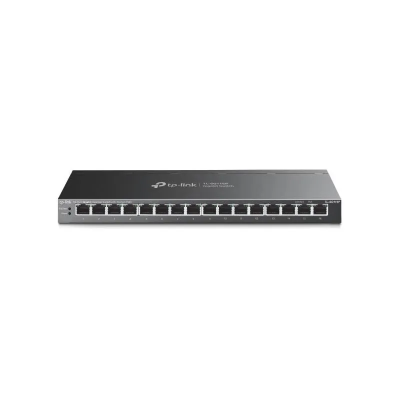 Switch-TP-LINK-Switch type Unmanaged-Stackable Yes-16xRJ-45 ports-RJ-45 Ports Type Gigabit Ethernet ,10-100-1000,-16xGigabit