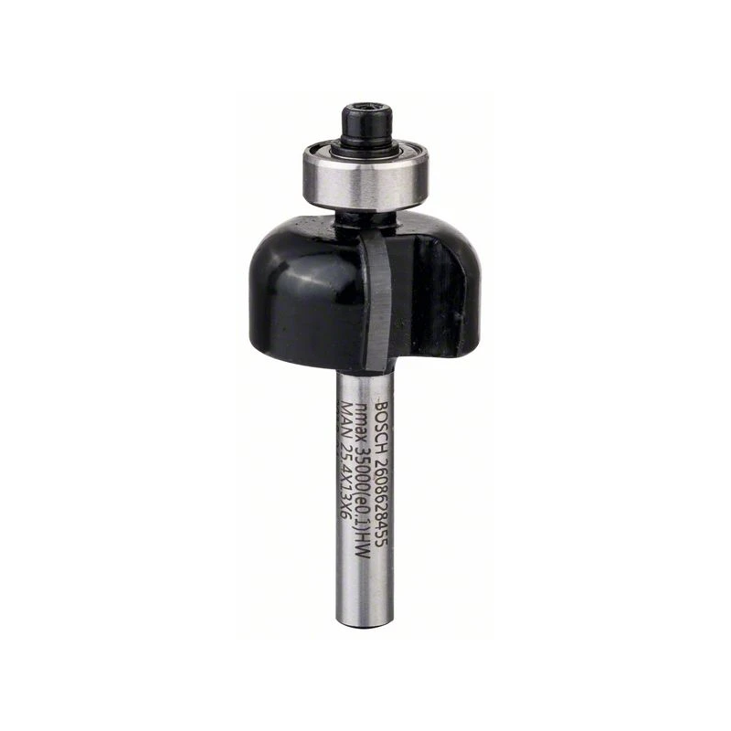 Padziļinājumu frēze 6 mm R1 4 mm, D 25,4mm,L12,6mm