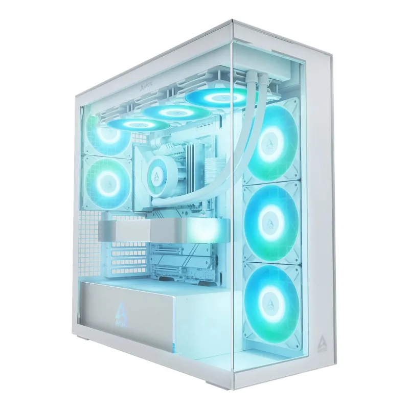 Case-ARCTIC-Xtender ,White,-MidiTower-Case product features Transparent panel-Not included-Colour White-ACPCC00014A