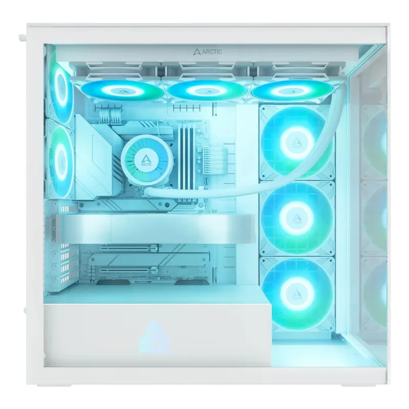 Case-ARCTIC-Xtender ,White,-MidiTower-Case product features Transparent panel-Not included-Colour White-ACPCC00014A