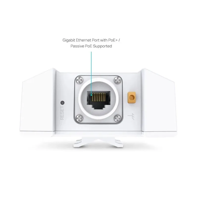 Access Point-TP-LINK-Omada-3000 Mbps-IEEE 802.11a-b-g-IEEE 802.11n-IEEE 802.11ac-IEEE 802.11ax-1x10-100-1000M-EAP650-OUTDOOR