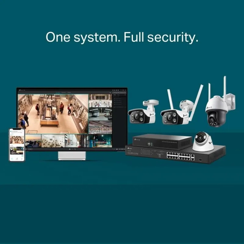 Net camera turret h.264 4mp-vigi c440,4mm, tp-link