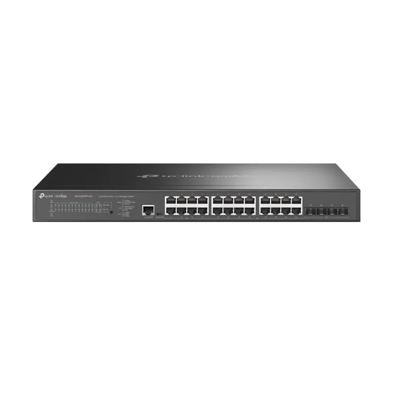 Switch-TP-LINK-Omada-SG3428XPP-M2-Desktop-pedestal-Rack-24x2.5GbE-4xSFP+-1xConsole-1-PoE+ ports 16-500 Watts-SG3428XPP-M2