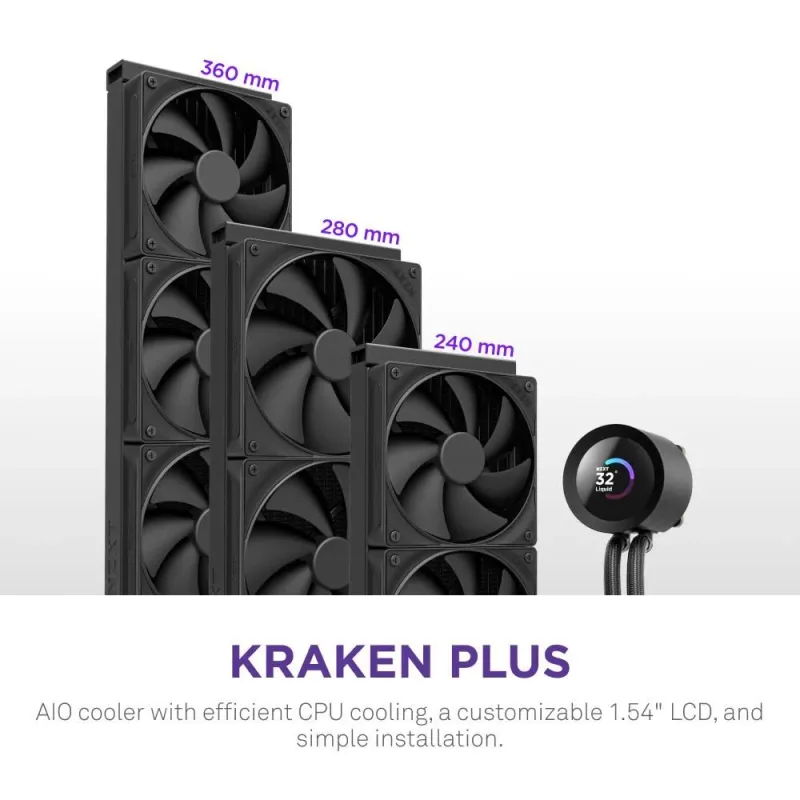 Cpu cooler multi socket-kraken plus 280 v2 nzxt